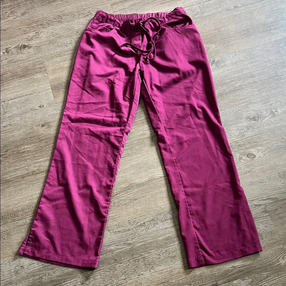 Grey's Anatomy Burgundy Scrub Pants M